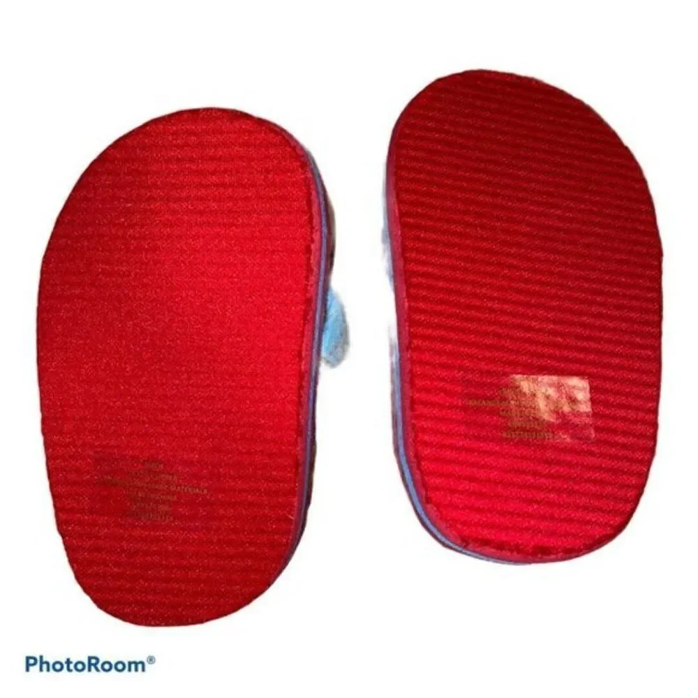 Revo Red Blue Cars FLIP FLOPS Shoes Baby Boy NWT